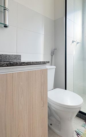 Apartamento à venda com 56m², 2 quartos e 1 vaga Apartamento à venda com 56m², 2 quartos e 1 vagaBanheiro - Suíte