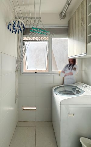 Apartamento à venda com 56m², 2 quartos e 1 vaga Apartamento à venda com 56m², 2 quartos e 1 vagaÁrea de Serviço