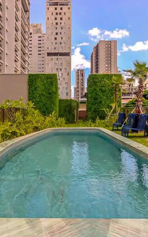 Apartamento à venda com 32m², 1 quarto e sem vaga Apartamento à venda com 32m², 1 quarto e sem vagaPiscina