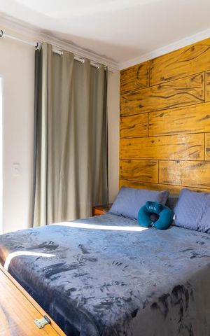 Casa de condomínio à venda com 72m², 2 quartos e 2 vagasSuíte 1