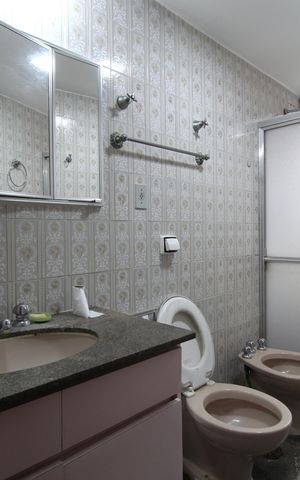 Apartamento para alugar com 112m², 3 quartos e 1 vagaBanheiro da Suíte