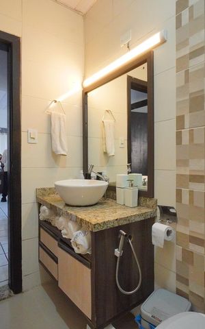Casa para alugar com 130m², 2 quartos e 1 vagaBanheiro Social