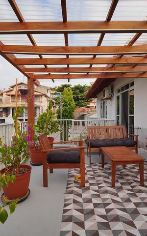 Casa para alugar com 130m², 2 quartos e 1 vagaTerraço