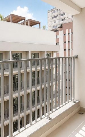 Studio à venda com 22m², 1 quarto e sem vaga Studio à venda com 22m², 1 quarto e sem vagaVaranda