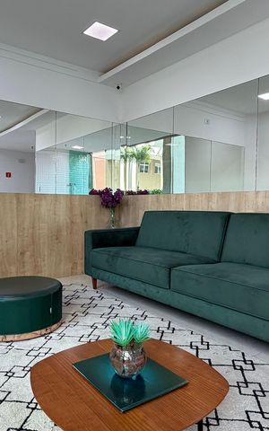 Apartamento à venda com 37m², 1 quarto e 1 vaga Apartamento à venda com 37m², 1 quarto e 1 vagaHall