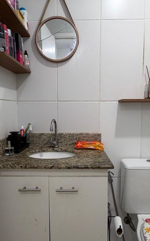 Apartamento à venda com 37m², 1 quarto e 1 vaga Apartamento à venda com 37m², 1 quarto e 1 vagaBanheiro