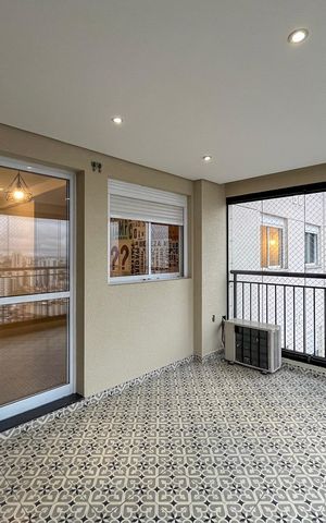 Apartamento à venda com 65m², 1 quarto e 1 vaga Apartamento à venda com 65m², 1 quarto e 1 vagaVaranda gourmet