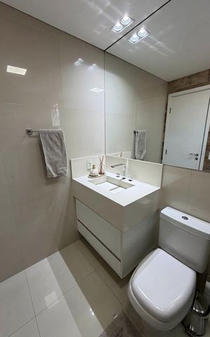 Apartamento à venda com 67m², 2 quartos e 2 vagas Apartamento à venda com 67m², 2 quartos e 2 vagasBanheiro