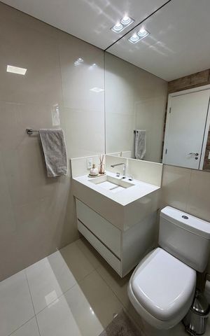 Apartamento à venda com 67m², 2 quartos e 2 vagas Apartamento à venda com 67m², 2 quartos e 2 vagasBanheiro