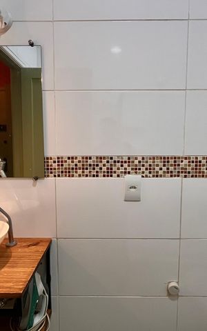 Apartamento para alugar com 33m², 1 quarto e sem vaga Apartamento para alugar com 33m², 1 quarto e sem vagaBanheiro