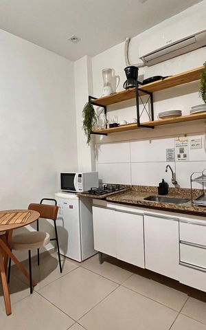 Apartamento para alugar com 33m², 1 quarto e sem vaga Apartamento para alugar com 33m², 1 quarto e sem vagaCozinha