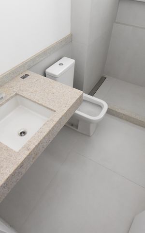 Apartamento à venda com 90m², 3 quartos e 2 vagasBanheiro da Suíte