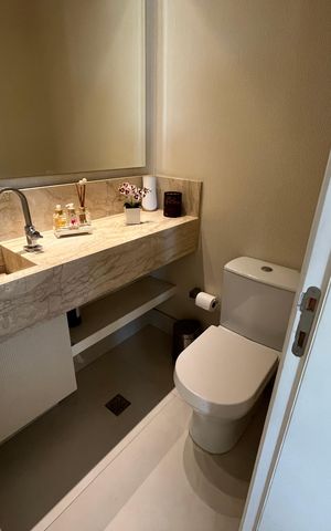 Apartamento à venda com 141m², 3 quartos e 2 vagas Apartamento à venda com 141m², 3 quartos e 2 vagasLavabo