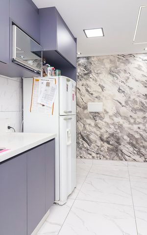 Apartamento à venda com 49m², 2 quartos e 1 vagaCozinha e Área de Serviço