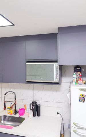 Apartamento à venda com 49m², 2 quartos e 1 vagaCozinha e Área de Serviço