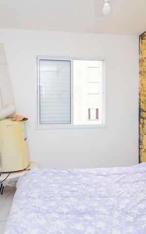 Apartamento à venda com 49m², 2 quartos e 1 vagaQuarto 1