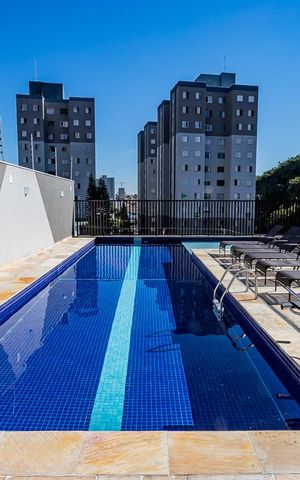 Apartamento à venda com 36m², 2 quartos e sem vaga Apartamento à venda com 36m², 2 quartos e sem vagaÁrea comum - Piscina