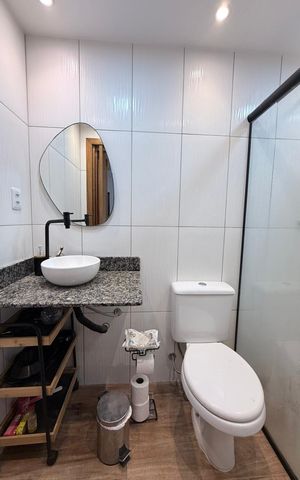 Apartamento à venda com 48m², 1 quarto e sem vaga Apartamento à venda com 48m², 1 quarto e sem vagaBanheiro