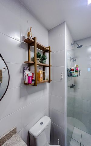 Apartamento à venda com 73m², 2 quartos e 1 vagaBanheiro