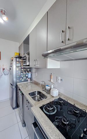 Apartamento à venda com 73m², 2 quartos e 1 vagaCozinha