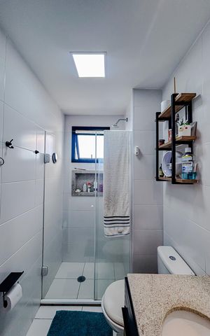 Apartamento à venda com 73m², 2 quartos e 1 vagaBanheiro da Suíte