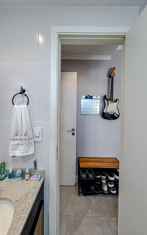 Apartamento à venda com 73m², 2 quartos e 1 vagaBanheiro da Suíte