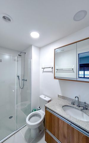 Apartamento à venda com 76m², 2 quartos e 1 vagaBanheiro da Suíte