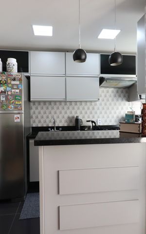 Apartamento à venda com 50m², 2 quartos e 1 vagaCozinha e Área de Serviço