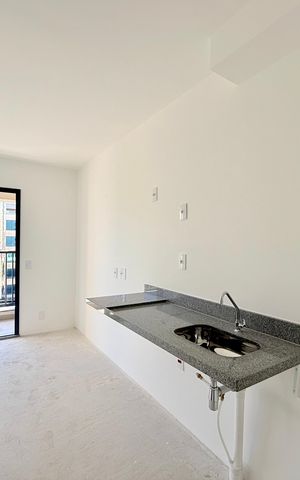 Studio à venda com 24m², 1 quarto e sem vaga Studio à venda com 24m², 1 quarto e sem vagaCozinha