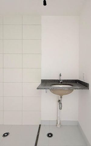 Studio à venda com 24m², 1 quarto e sem vaga Studio à venda com 24m², 1 quarto e sem vagaBanheiro