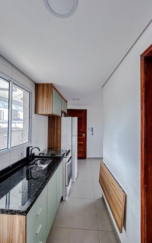 Apartamento à venda com 36m², 2 quartos e sem vagaCozinha
