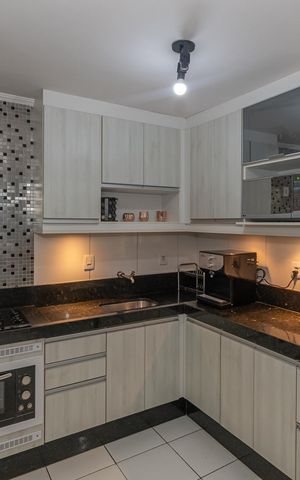 Apartamento à venda com 65m², 3 quartos e 1 vaga Apartamento à venda com 65m², 3 quartos e 1 vagaCozinha e Área de Serviço
