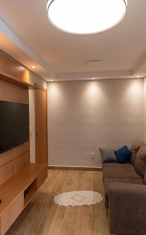 Apartamento à venda com 45m², 2 quartos e 1 vaga Apartamento à venda com 45m², 2 quartos e 1 vagaSalas