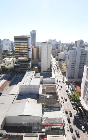Studio à venda com 25m², 1 quarto e sem vagaVista do terraço