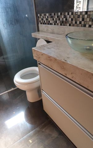 Apartamento para alugar com 58m², 2 quartos e 1 vagaBanheiro Social