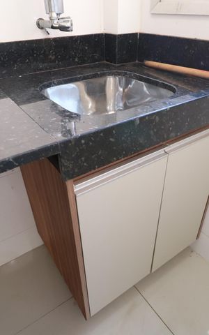 Apartamento para alugar com 58m², 2 quartos e 1 vagaCozinha e Área de Serviço