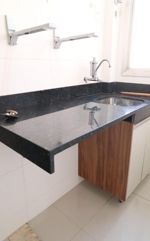 Apartamento para alugar com 58m², 2 quartos e 1 vagaCozinha e Área de Serviço