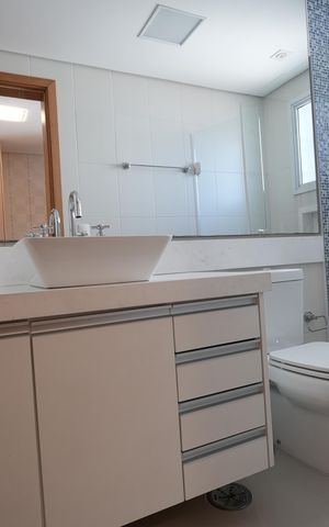 Apartamento à venda com 130m², 3 quartos e 3 vagasBanheiro da Suíte 3