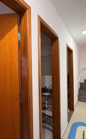 Apartamento à venda com 111m², 3 quartos e 1 vaga Apartamento à venda com 111m², 3 quartos e 1 vagaCorredor acesso aos quartos