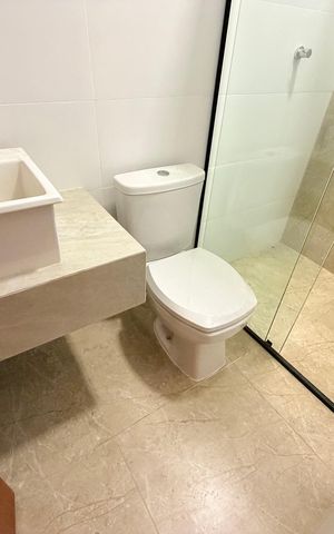 Studio para alugar com 29m², 1 quarto e sem vaga Studio para alugar com 29m², 1 quarto e sem vagaBanheiro
