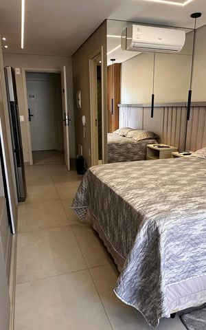 Studio para alugar com 24m², 1 quarto e sem vaga