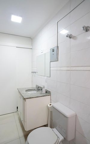 Apartamento à venda com 95m², 2 quartos e 1 vagaBanheiro da suíte