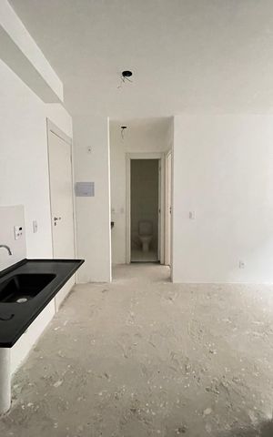 Apartamento à venda com 37m², 2 quartos e sem vaga Apartamento à venda com 37m², 2 quartos e sem vagaCozinha e Área de Serviço