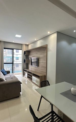 Apartamento para alugar com 59m², 2 quartos e 1 vaga Apartamento para alugar com 59m², 2 quartos e 1 vagaSala