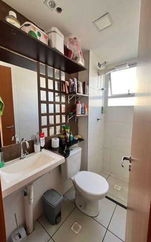 Apartamento à venda com 39m², 2 quartos e 1 vaga Apartamento à venda com 39m², 2 quartos e 1 vagaBanheiro