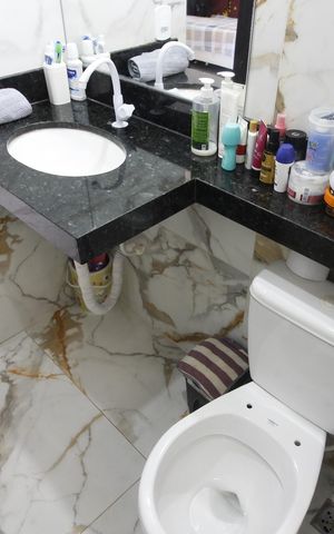 Apartamento para alugar com 91m², 3 quartos e sem vagaBanheiro Social