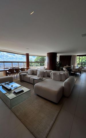 Apartamento à venda com 250m², 4 quartos e 4 vagas Apartamento à venda com 250m², 4 quartos e 4 vagasSala