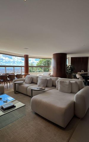 Apartamento à venda com 250m², 4 quartos e 4 vagas Apartamento à venda com 250m², 4 quartos e 4 vagasSala