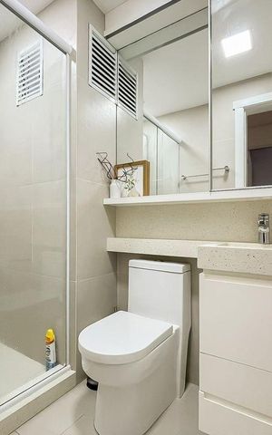 Apartamento para alugar com 61m², 2 quartos e 1 vaga Apartamento para alugar com 61m², 2 quartos e 1 vagaBanheiro