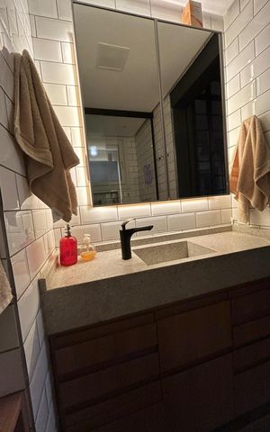 Apartamento à venda com 45m², 1 quarto e sem vaga Apartamento à venda com 45m², 1 quarto e sem vagaBanheiro